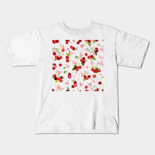 Cherry Pattern 1 Kids T-Shirt